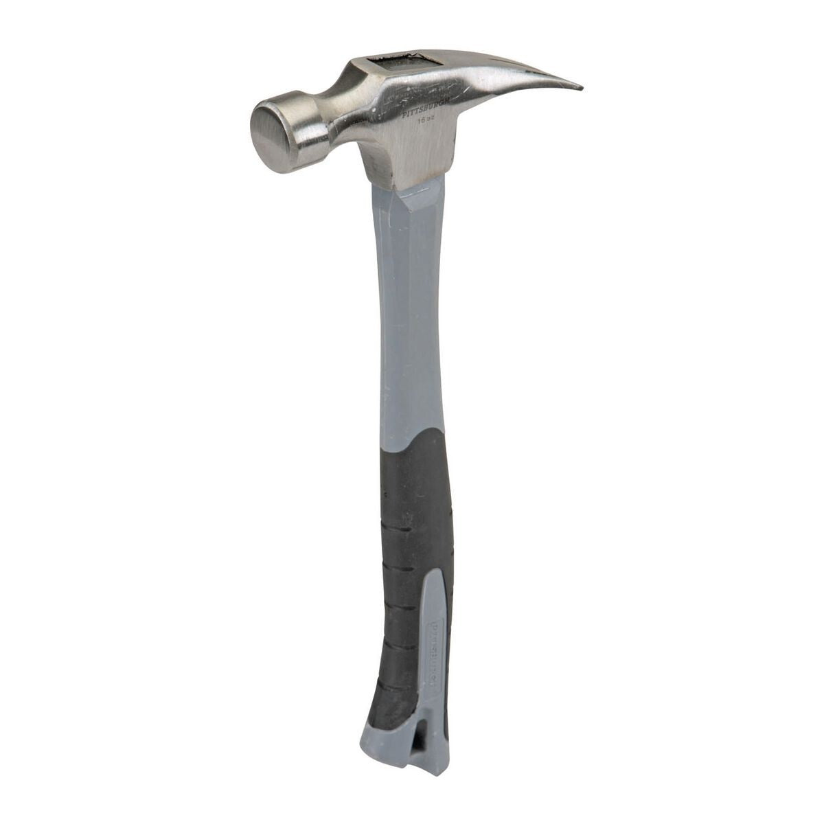 Fiberglass framing hammer steel head rip claw gray handle black rubber grip contractor construction tool GutterAll Damascus Oregon