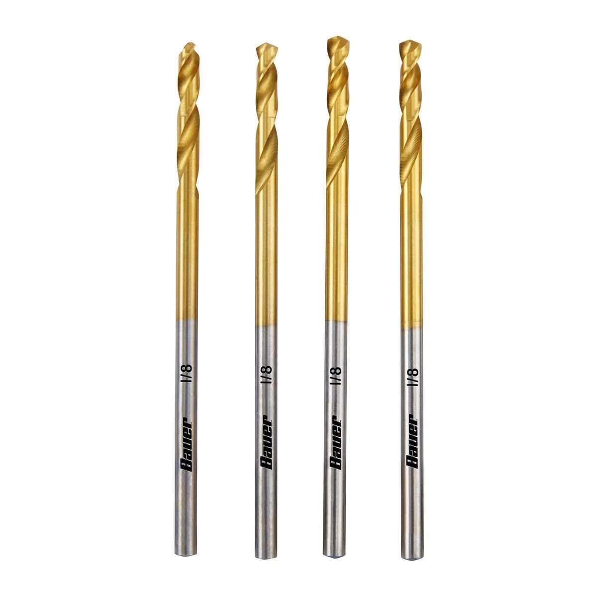 Warrior 1/8 titanium drill bits 4 piece set GutterAll Damascus Oregon