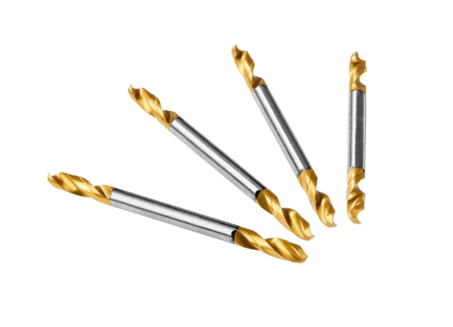 Bauer upgrade to Warrior 1/8 titanium double end drill bits 4 piece set GutterAll Damascus Oregon