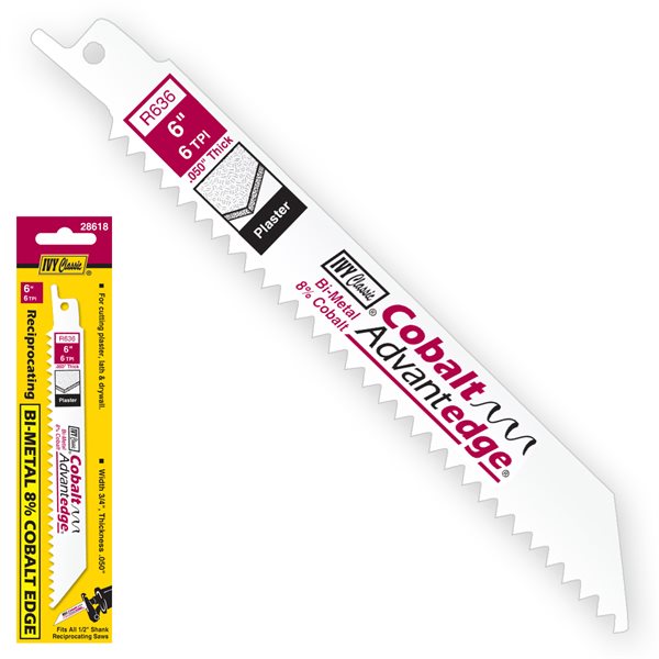 IVY Classic 4in Bi-Metal Reciprocating Blade 14TPI Metal Cutting