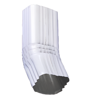 Professional 2x3" Single Offset Style A Downspout Elbow Aluminum Multiple Colors Available