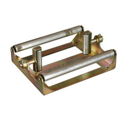 KWM Gutterman floor mount mini coil cradle with side rollers GutterAll Damascus Oregon