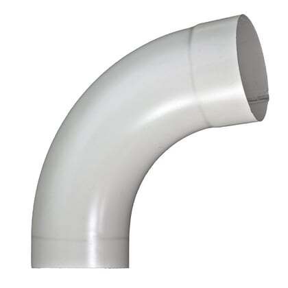 85 degree smooth round Euro elbow for half-round gutter systems