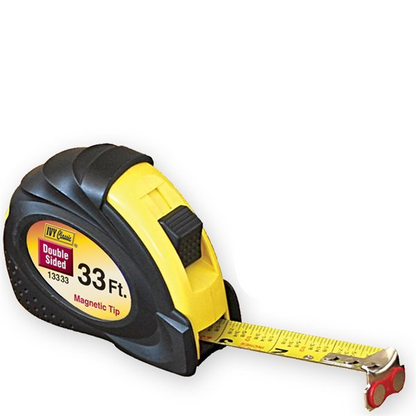 33 foot magnetic hook tape measure for gutter installation measurements
