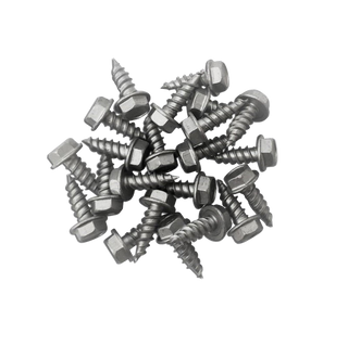 #6 x 3/8" Stainless Steel Hex Zip Screws – 410 Magnetic Grade | Self-Piercing | 100-Pack