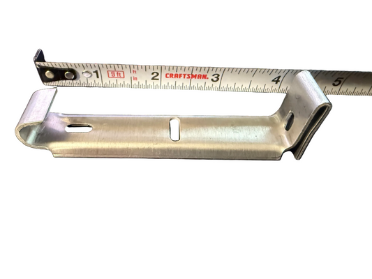 4K no-screw K-style gutter hanger with clip-back design for 4 inch gutters