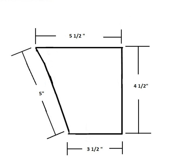 5 in. Wide Bottom Fascia Style End Cap