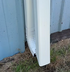 Unique flip-up design eliminates mowing obstacles and tripping hazards. Flip up for yard work, flip down for automatic rain protection. Genius simplicity