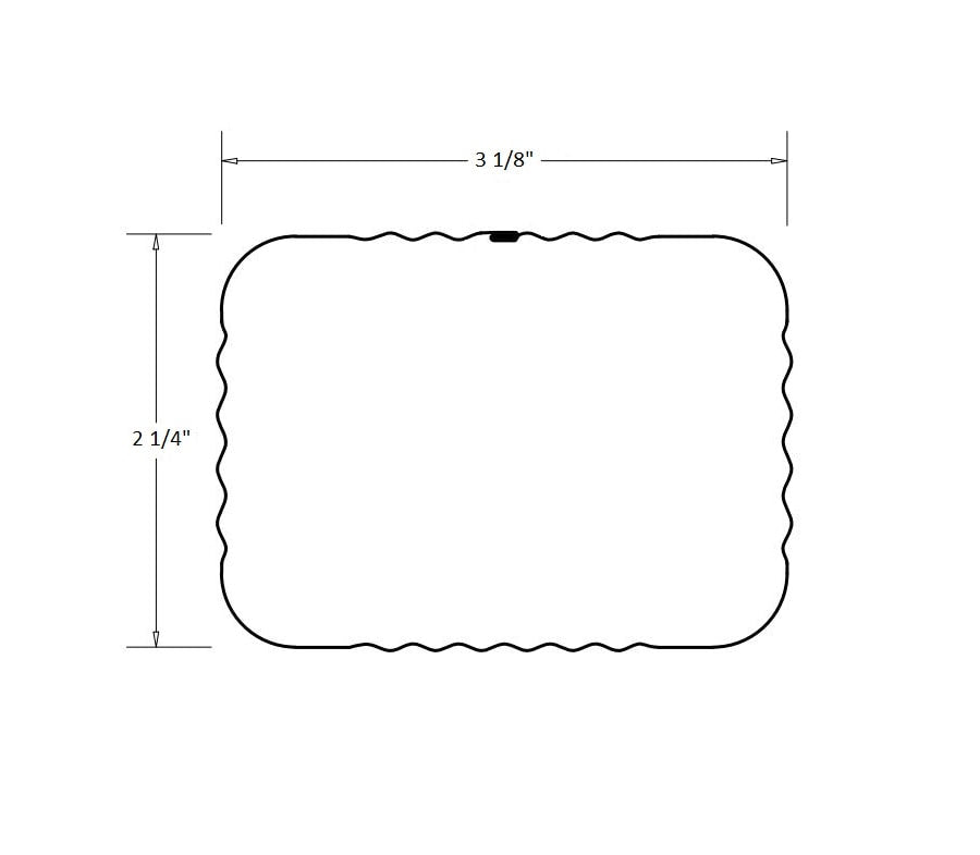 2x3 corrugated downspout dimensions 3 1/8 inch width 2 1/4 inch height residential gutter system