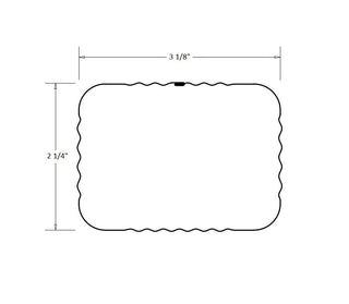 2x3 corrugated downspout dimensions 3 1/8 inch width 2 1/4 inch height residential gutter system