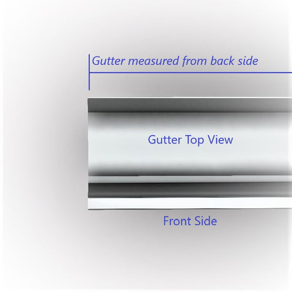 6-inch Half-Round Style Gutter showcasing traditional design perfect for historic homes, available in copper and aluminum finishes