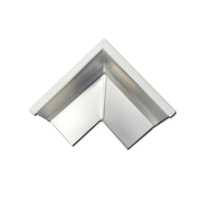 6K 90 degree professional box miter corner aluminum gutter transitions inside outside corner leak-proof design Damascus Oregon