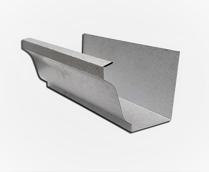 GutterAll.com Silver aluminum K-style gutter section