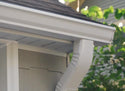 GutterAll.com Installed white K-style gutter on house