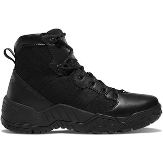 Danner Scorch 6-inch black tactical duty boots with side-zip design and breathable mesh for hot weather operations