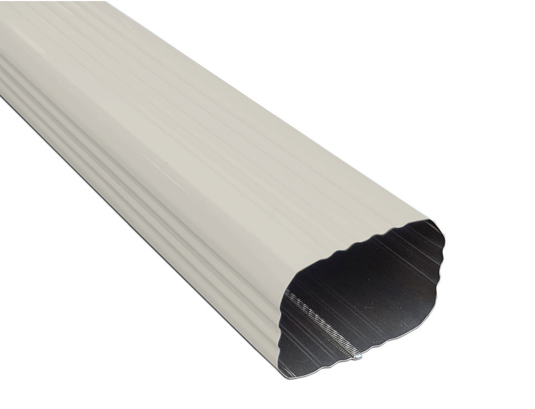 Alabaster aluminum downspout, 2x3 inch, 10ft length