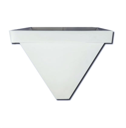 Durable California collection box leader head for rainwater management.