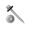 GutterAll.com #10-12 x 1-?« in. Hex Head with Washer Screw SILVER