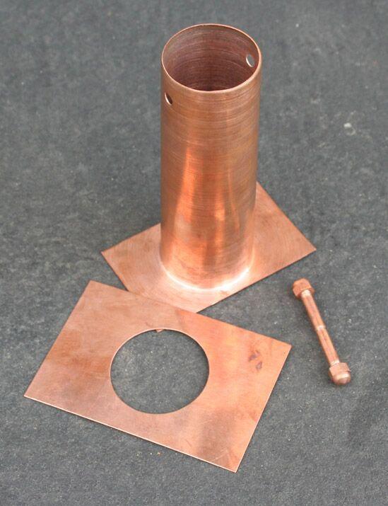 Installation Kit Copper 6" for Rain Chain