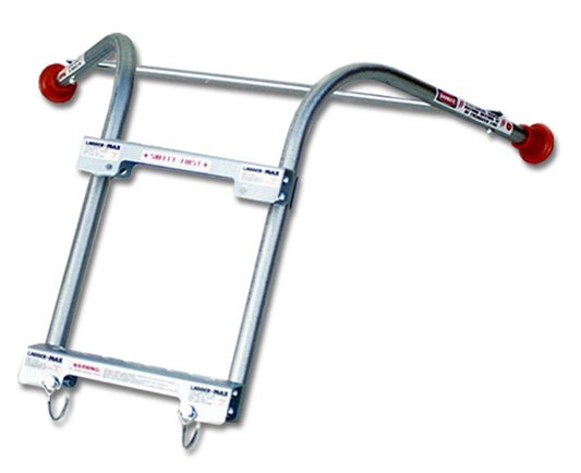 Ladder-Max stand-off stabilizer with durable metal frame and red end caps.