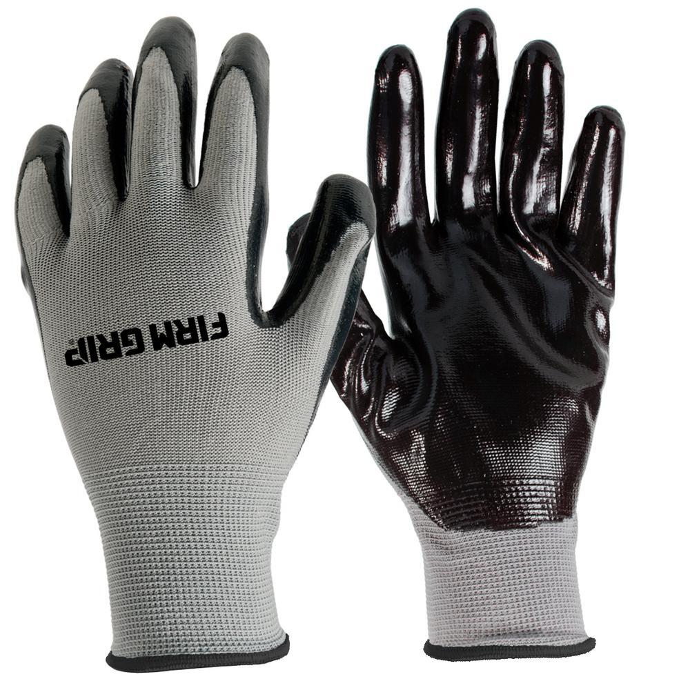 Firm Grip Nitrile Coated Large 10 Pair