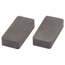 High-strength 2-piece magnet blocks for construction and educational use.