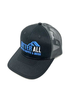 Black Mesh Hat - Gutter All logo