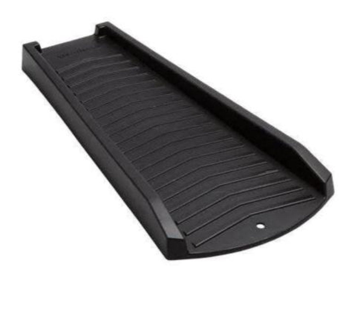 Splash Block in black - durable downspout water diverter for foundation protection