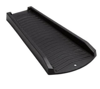 Splash Block in black - durable downspout water diverter for foundation protection