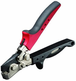 Malco End Cap Crimper with ergonomic handle for professional gutter installation.