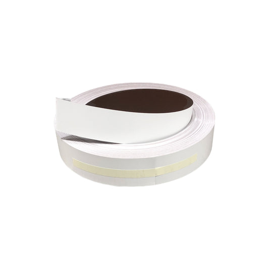 Dual-color white and brown aluminum roll flashing 300 ft coil