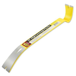 15-inch high-leverage pry bar with heavy-duty steel construction for demolition.