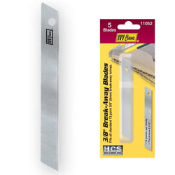 Ivy Classic 3/8-inch Break-Away Replacement Blades, 5-pack for utility knives.