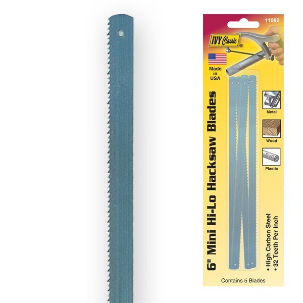 Ivy Hacksaw Blades 5/Card