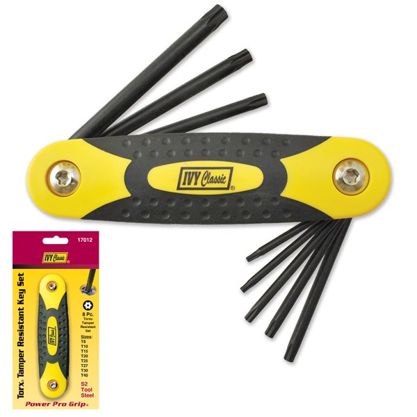 Ivy Classic tamper-resistant hex key set with Power Pro grip.