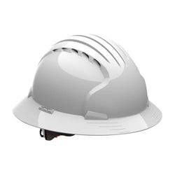 Professional ANSI Z89.1 Type 1 Class E hard hat with 4-point suspension system.