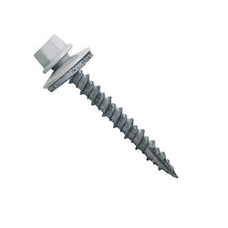 #10-12 x 1-½ in. Hex Head with Washer Screw WHITE