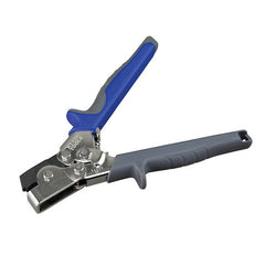 Klein End Cap Crimper with ergonomic blue and gray handles.