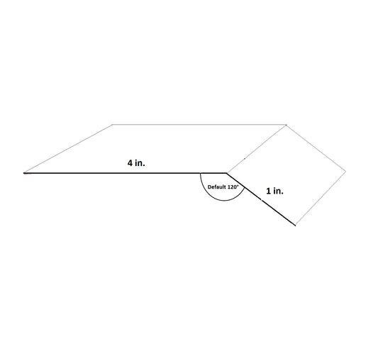 1 in. x 4 in. Drip Edge Flashing