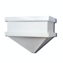 Premium white gutter collection box for efficient water management.